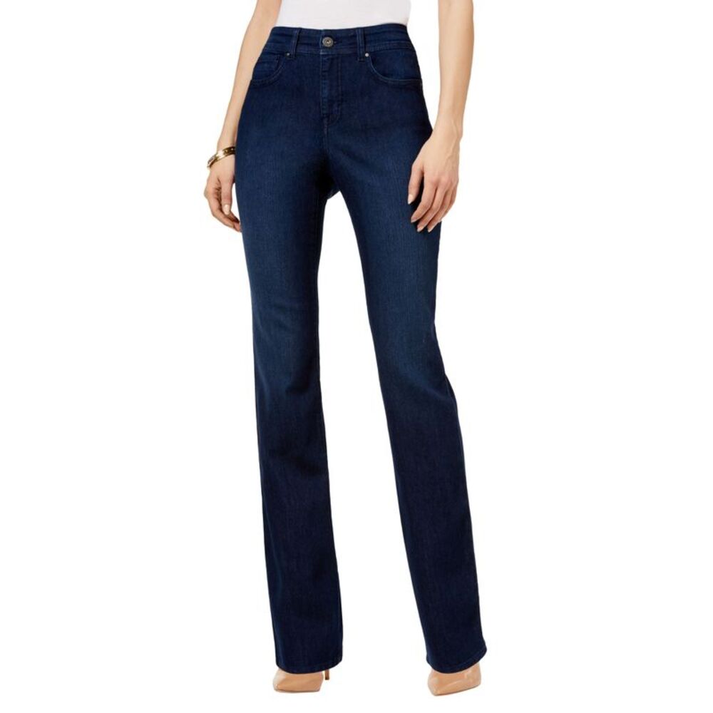 Petite Tummy-Control Straight-Leg Jeans, Petite & Petite Short